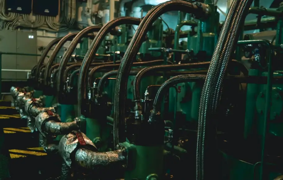 Ship engine room