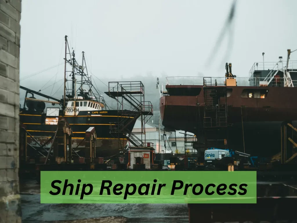 Step-by-step ship repair process